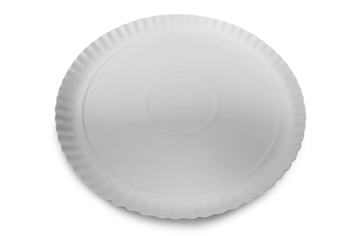 Vassoio bianco cartoncino