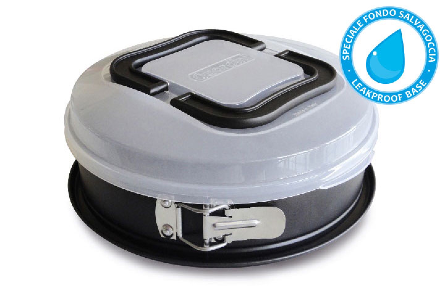 Springform 1 base with carrying lid of the line Bake Away Guardini