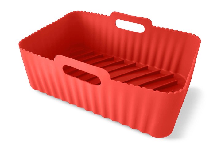 Contenitore rettangolare con manici in silicone