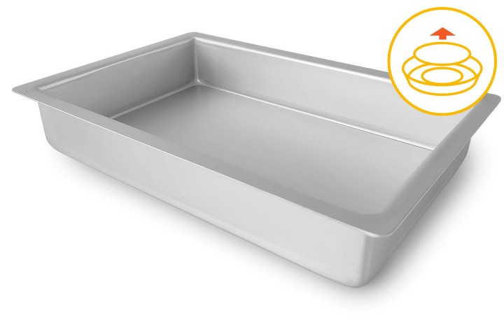 Lasagnera con fondo smontabile
