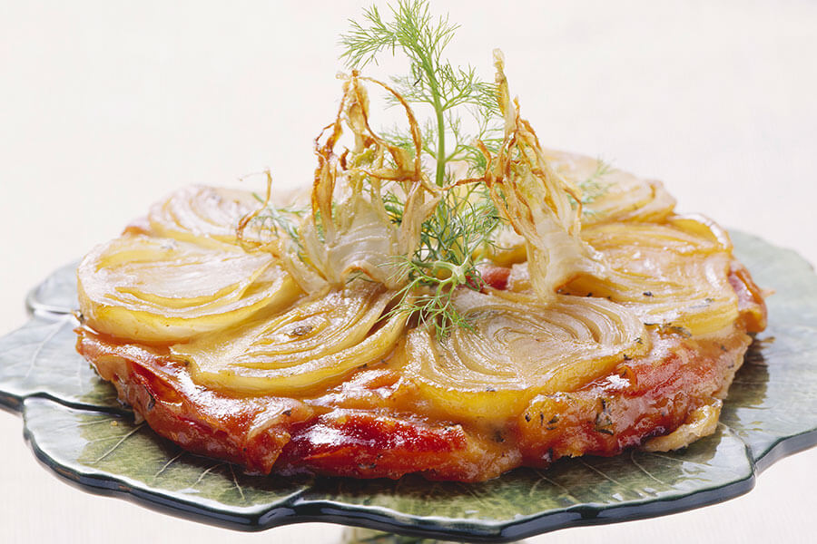 Tarte tatin aux fenouils