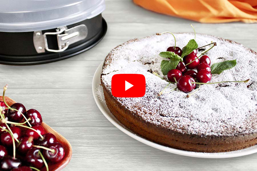 Torta ciliegie e cioccolato