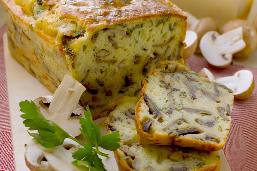 Cake aux champignons de Paris - Guardini