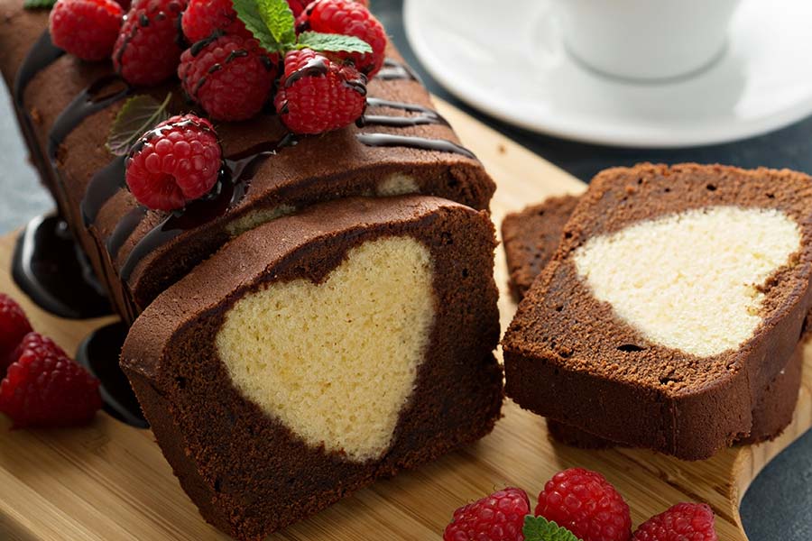 Plumcake marmorizzato