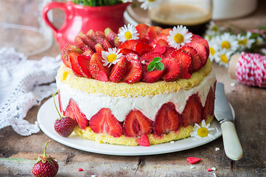 Torta alle fragole