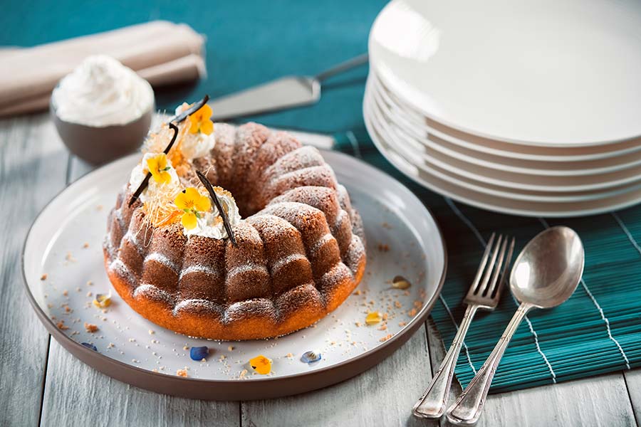 Gâteau à la vanille