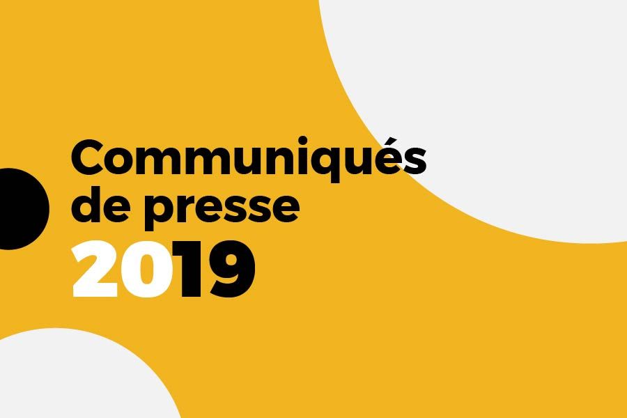 Communiqués de presse 2019